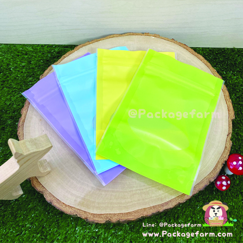 ซองซิปตั้งได้ก้นโค้ง หน้าต่างวงรี (แอนกี้เล็ก)