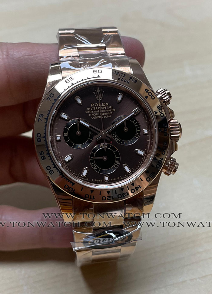 ROLEX DAYTONA CHOCOLATE FULL ROSE GOLD BT