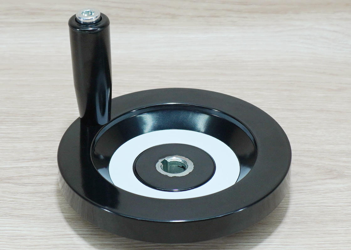 125mm Bakelite-Solid Handwheel Bore 12mm+Keyway 4mm