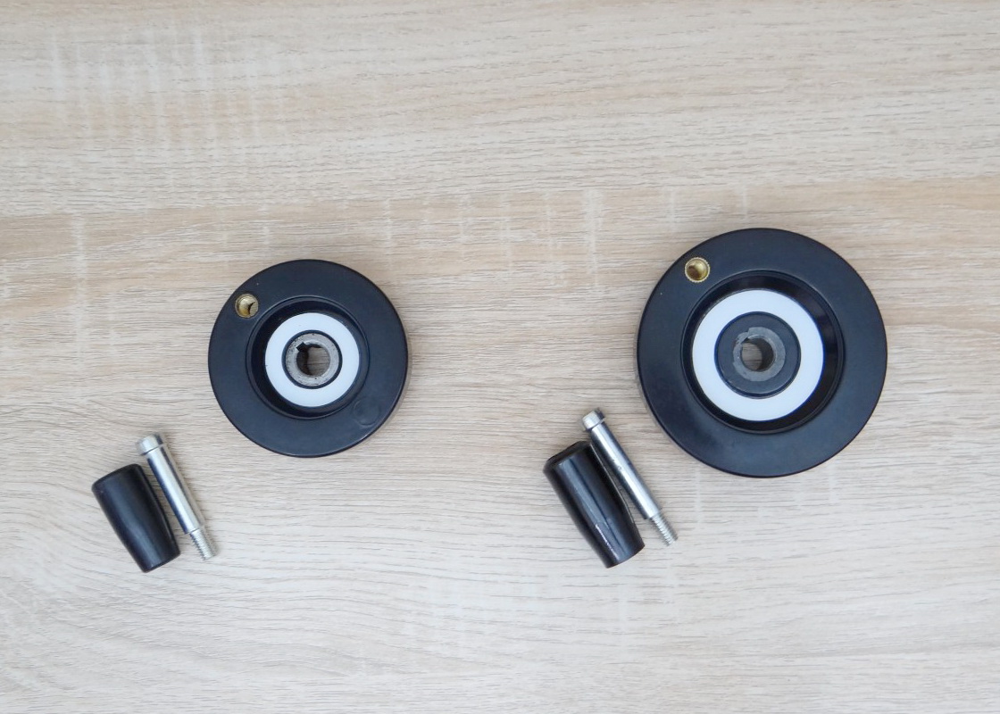 63mm Bakelite-Solid Handwheel Bore 10mm+Keyway 3mm