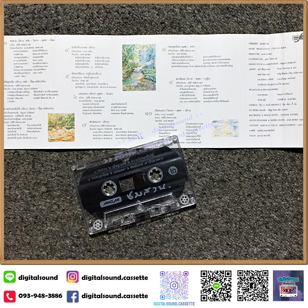 เทปคาสเซ็ท ชรัส วิยะดา ผุสชา ป้อม ออโตบาห์น ธเนศ สุขวัฒน์ อัลบั้ม ชมสวน