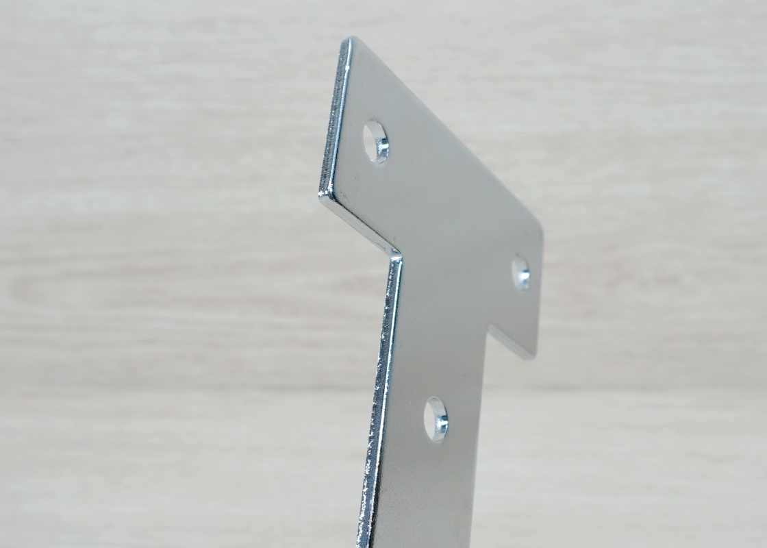T-Shaped Steel Joint Plate 4-Hole สำหรับ Series 40 Alu-Profile