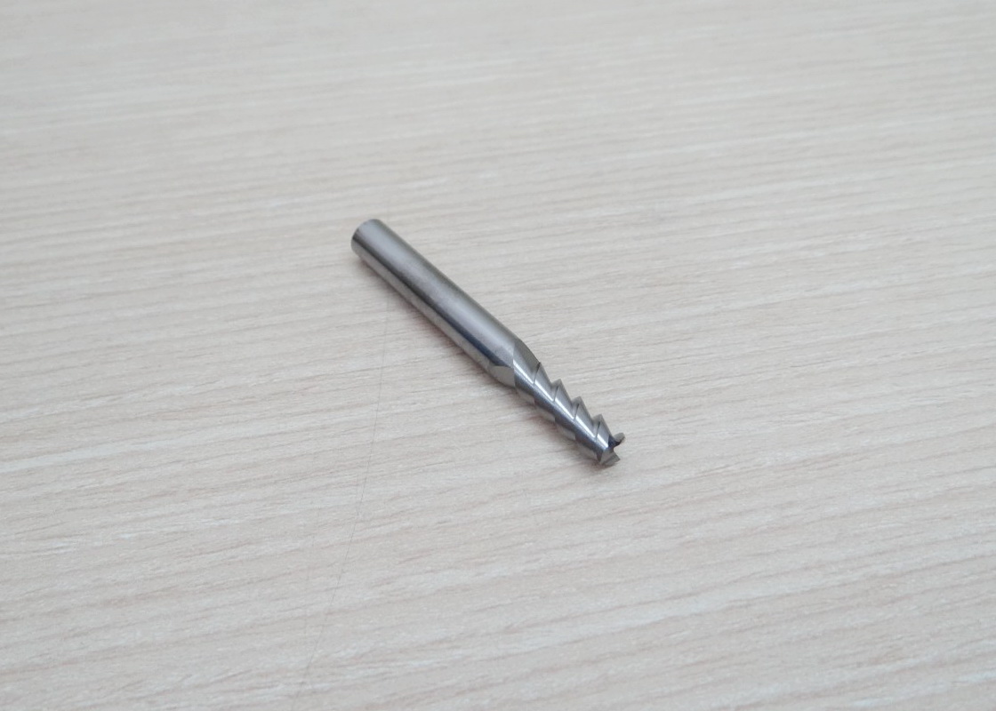 3-Flute Carbide Drill 5x6x15mm 50L HRC50 Square Flatted End Mill, Shank 6MM