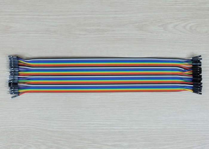 30cm Cable jumper 40P Male-Female (ผู้-เมีย)