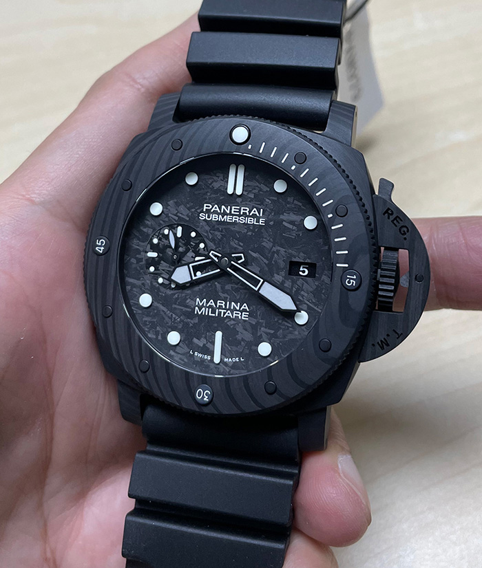 Pam979 VSF PANERAI SUBMERSIBLE CARBOTECH