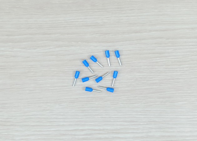 E1008 (Blue) Terminal เหมาะกับสาย 18AWG (แพ็ค100ชิ้น)