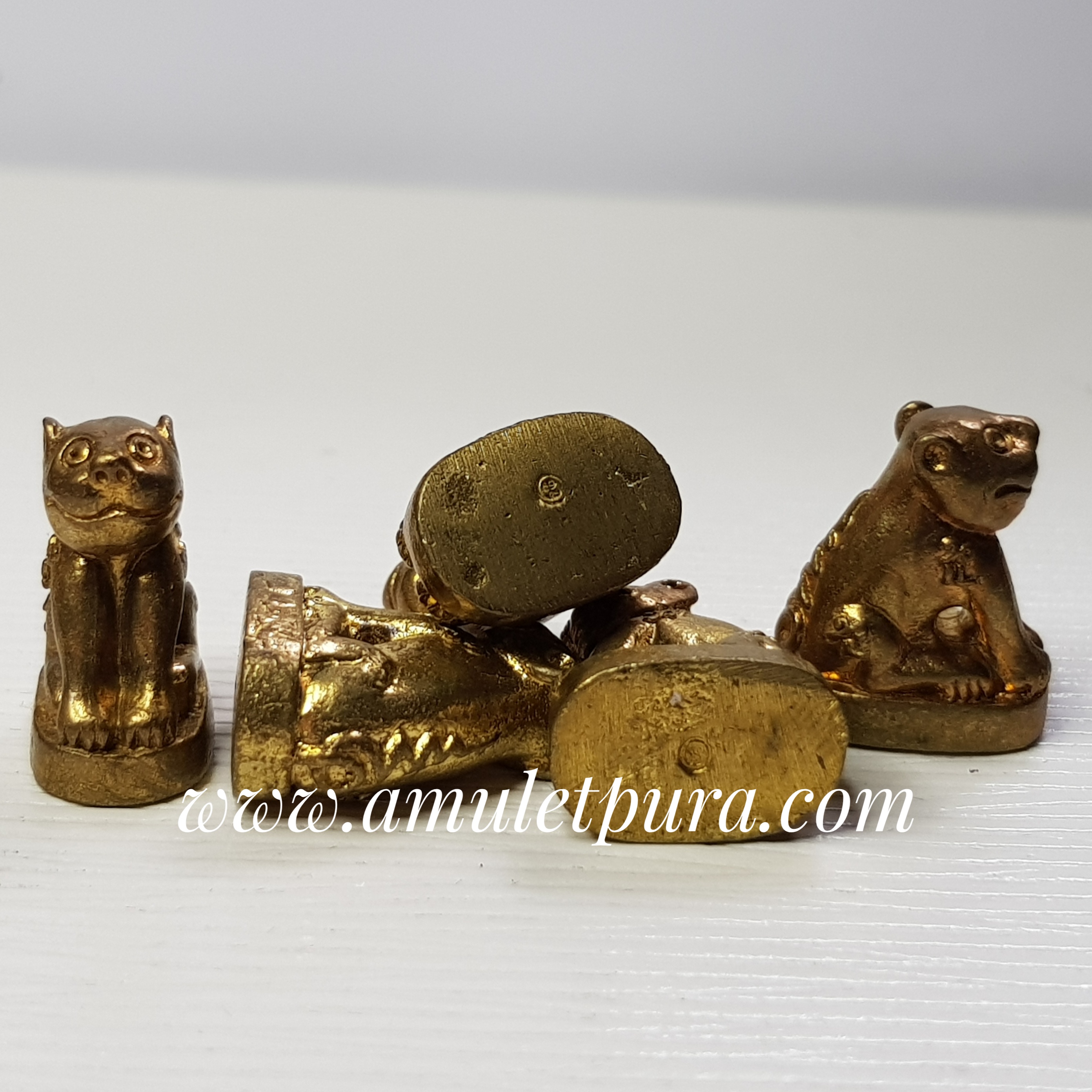 เสือเมตตามหาโชค(ทองเหลือง)ปี52 ครูบาอริยชาติ วัดแสงแก้วโพธิญาณ จ.เชียงราย