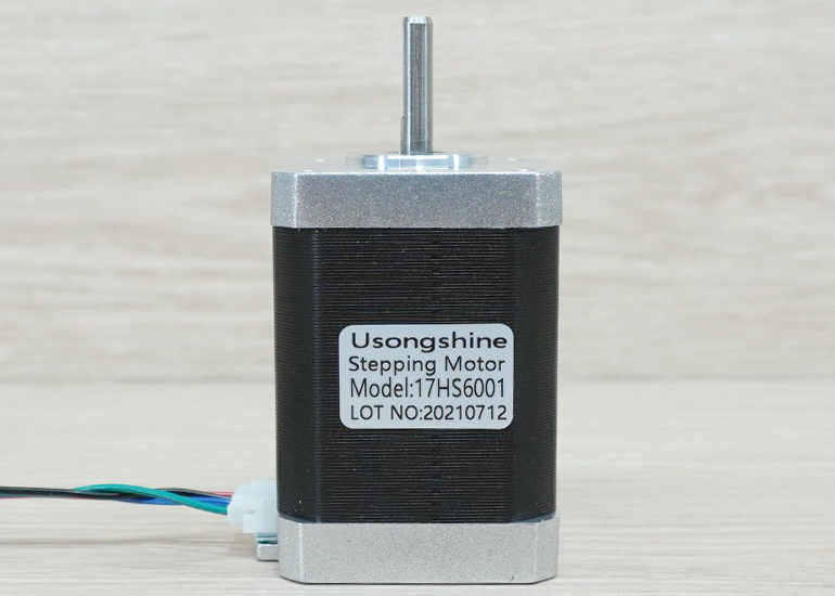 Usongshine - Stepper motor (Nema17) แรงบิด 70 N.cm 1.7A (17HS6001) Silver End