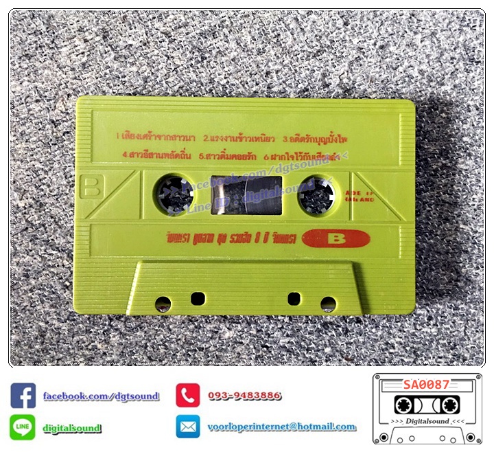 เทปคาสเซ็ท จินตหรา พูนลาภ อัลบั้ม 8 ปี เพลงรักจากจินตหรา ชุดที่ 1