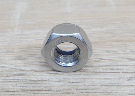 หัวน็อตล็อค Hex Lock Nut M10x1.5