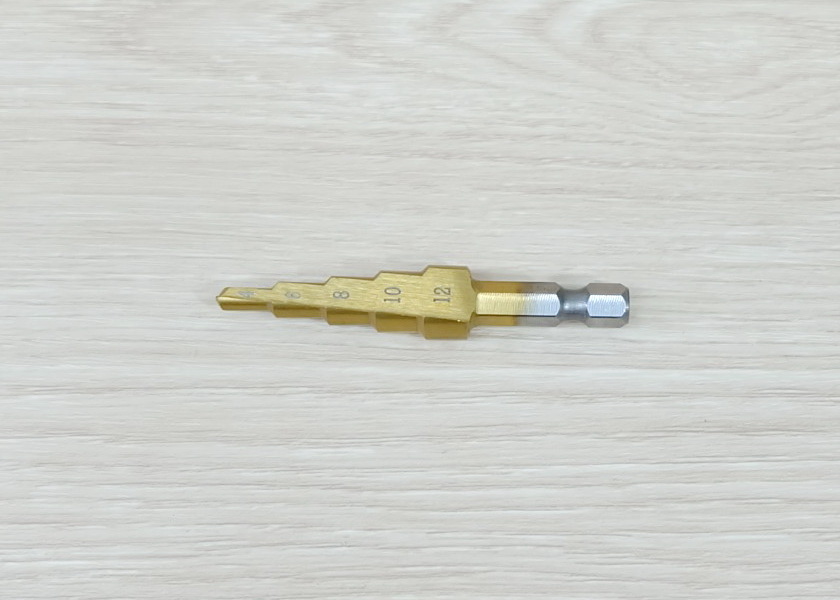 HSS Straight-Fluted Titanium Step Drill Bit 4-12mm (HSS4241)