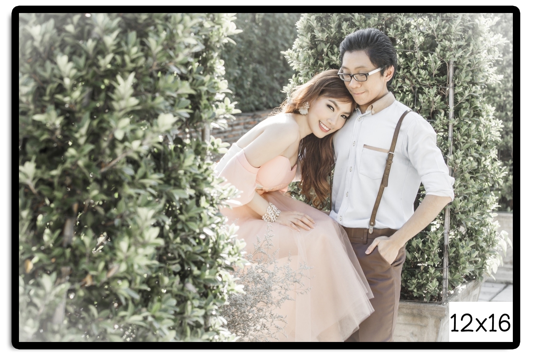 กรอบรูปแต่งงาน รูปภาพกรอบลอย ขนาด 12x16