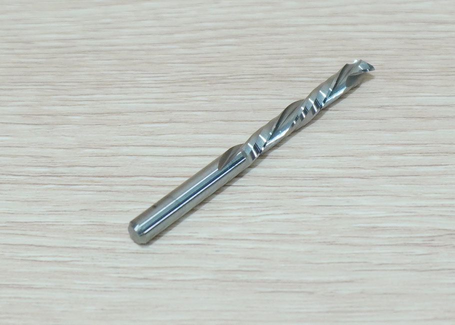 Double-Edged Compound Milling Cutter 4x4x28mm Blade Spiral Carbide เกรด 3A