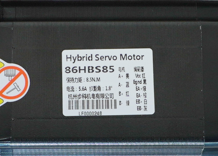 Hybrid Closed-Loop Stepper Motor (Nema34) 86HBS85 แรงบิด 8.5N.m 5.6A Shaft 14mm + HBS860H Driver