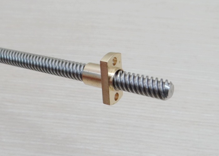 TR8 Copper Nut Dia 8mm (Lead 4mm)