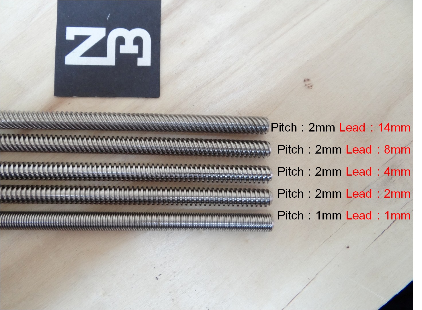 T8 Lead Screw Dia 8mm ยาว 300mm (Lead 4mm) + Copper Nut