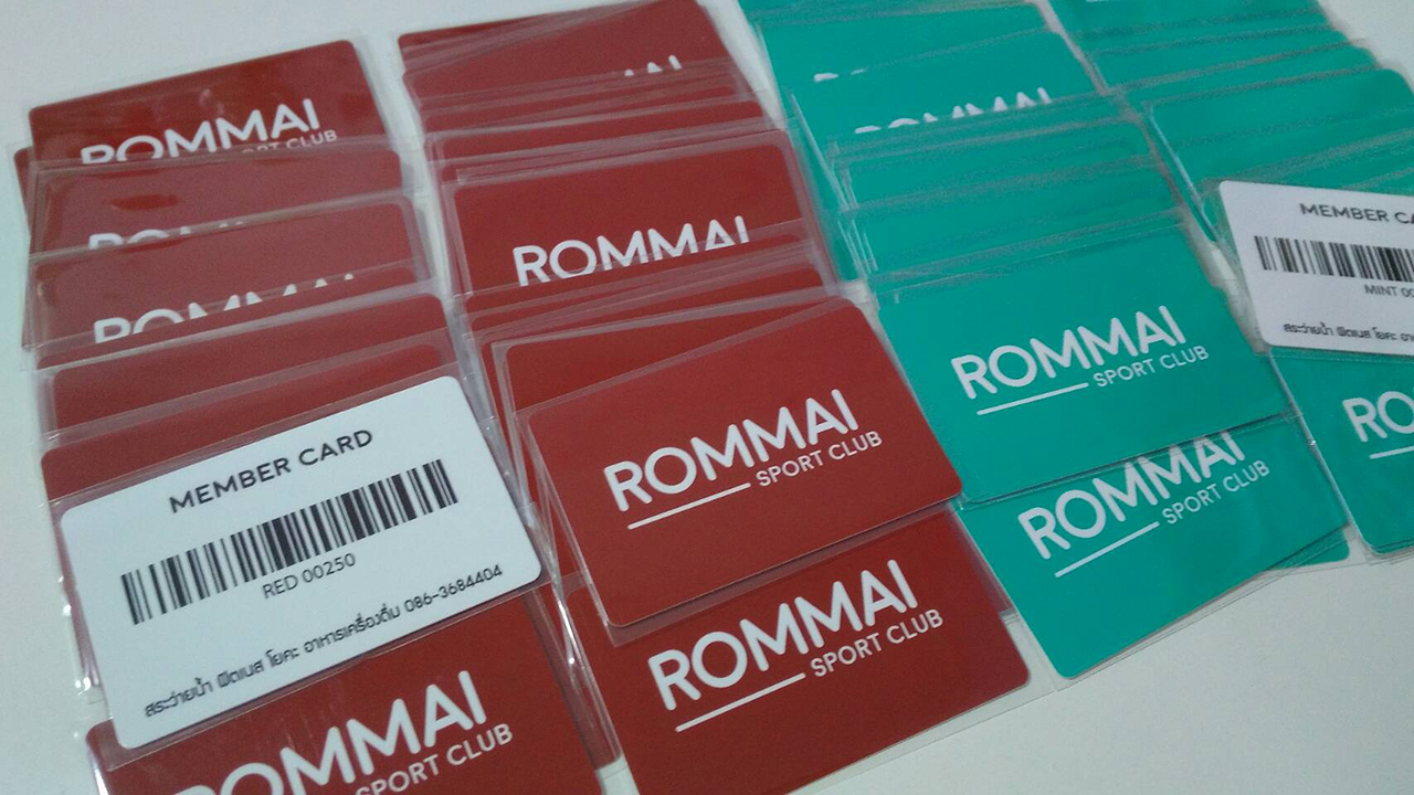 บัตรตัวอย่าง สปอตคลับ สโมสร บัตรชมรม บัตรกีฬา