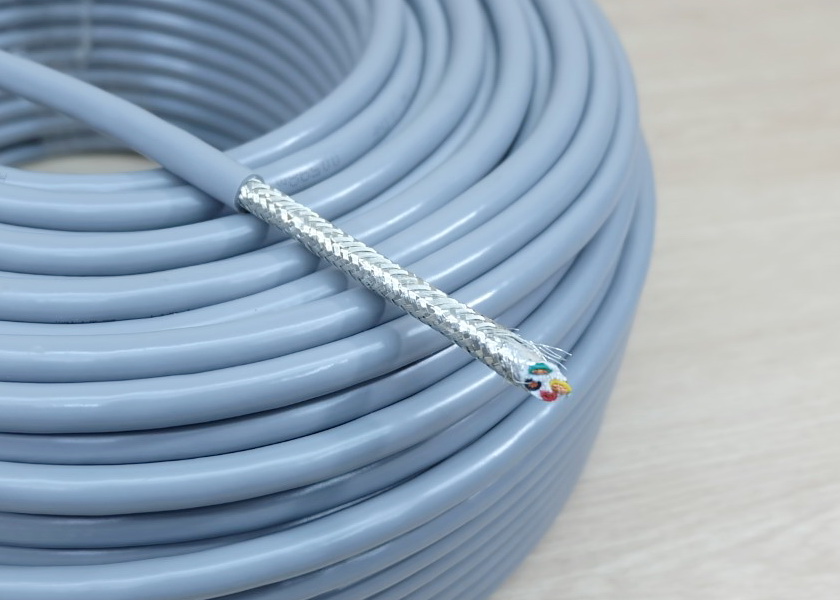 4 core x 1.0 mm2 Shielded Wire TRVVP Bending Resistant High Flexible Cable (1m)