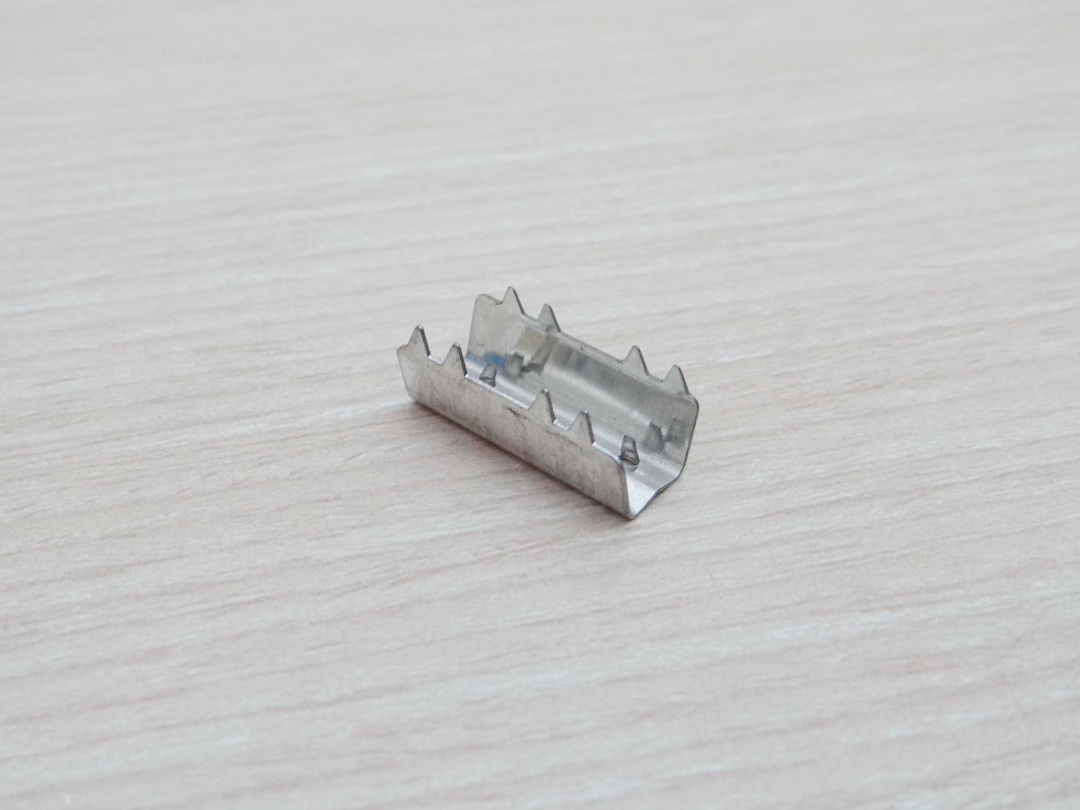 Belt clamp crimp for 6mm open timing belts (แพ็ค 10 ชิ้น)