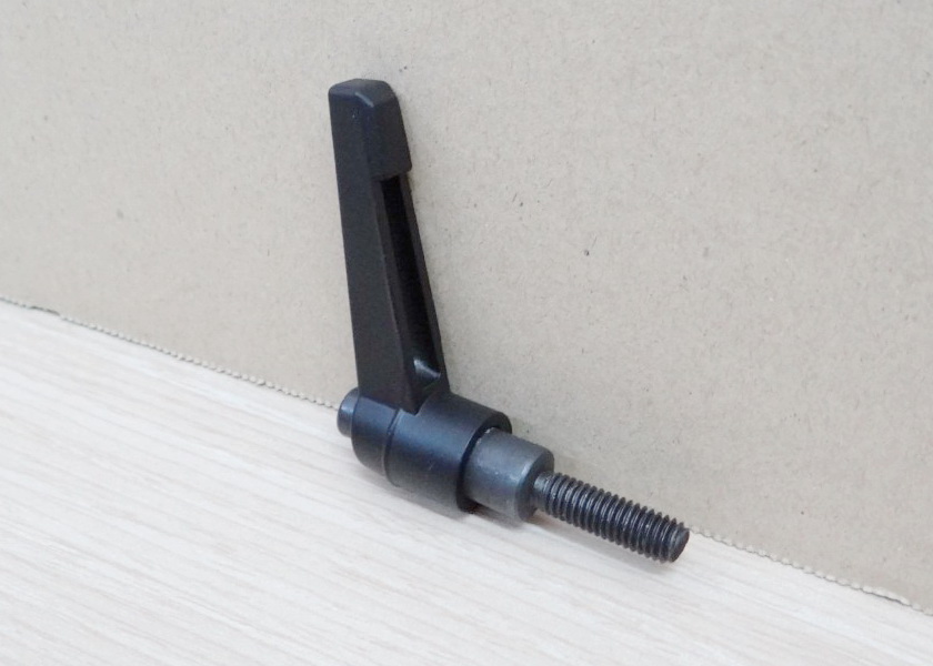 M5 x 20mm Metal Knob Adjustable Handle Lever Grip Black