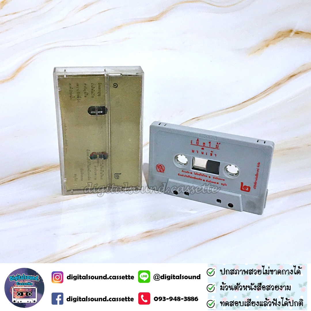 เทปเพลง เทปคาสเซ็ท ค่าย ROTA อัลบั้ม เยื่อไม้ 3 บานเช้า