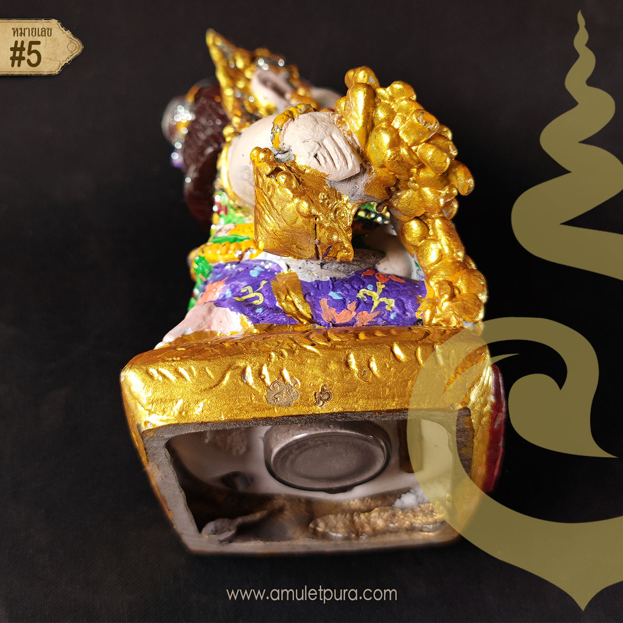 กุมารีดูดทรัพย์รับเงิน เพ้นสี นำฤกษ์ ขนาดบูชา ปี54 อาจารย์สุบิน นะหน้าทอง (หมายเลข 5)