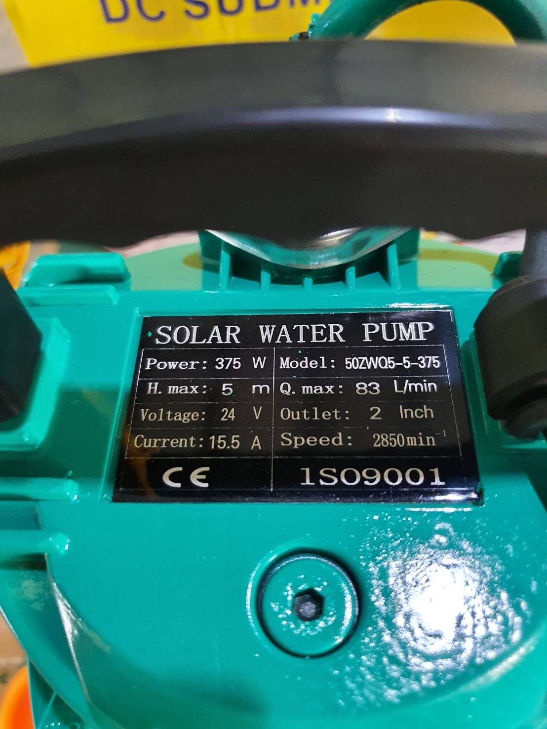 ปั๊มจุ่ม บัสเลส 24v 375w ท่อ 2นิ้ว