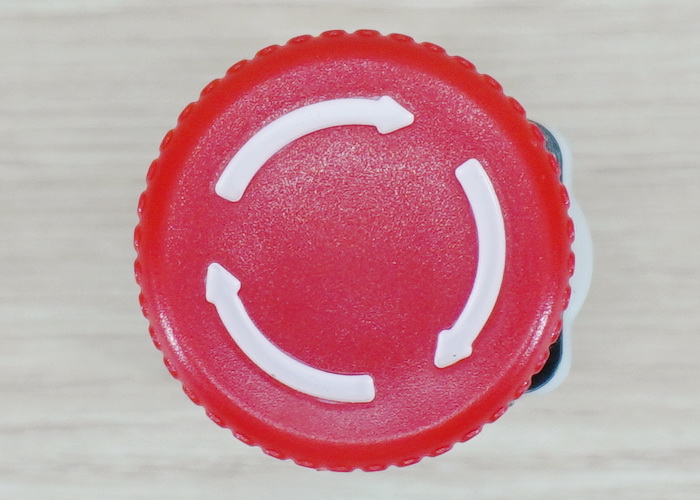 LA38-11ZS (มาร์คลูกศรขาว) Emergency Stop Push Button Switch (1NO/1NC) AC440V(Max) 10A