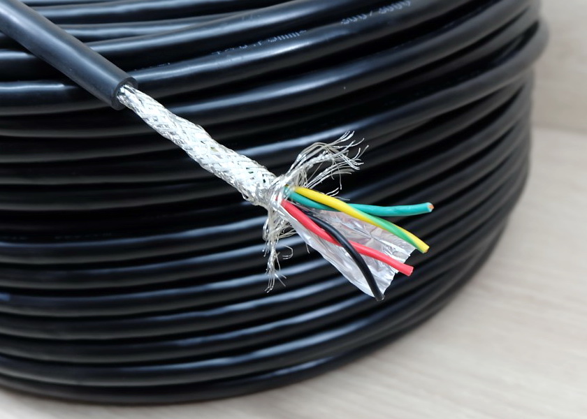 4 core X 0.75 mm² Shielded Wire RVSP Signal Line Shielded Twisted Pair (1m)