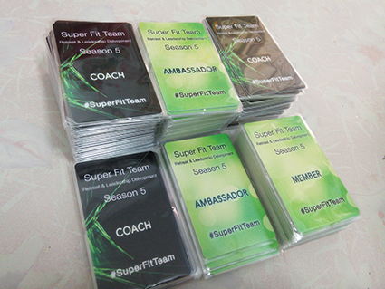 บัตรตัวอย่าง บัตรฟิตเนต บัตรยิม บัตรคลับ ออกกำลังกาย