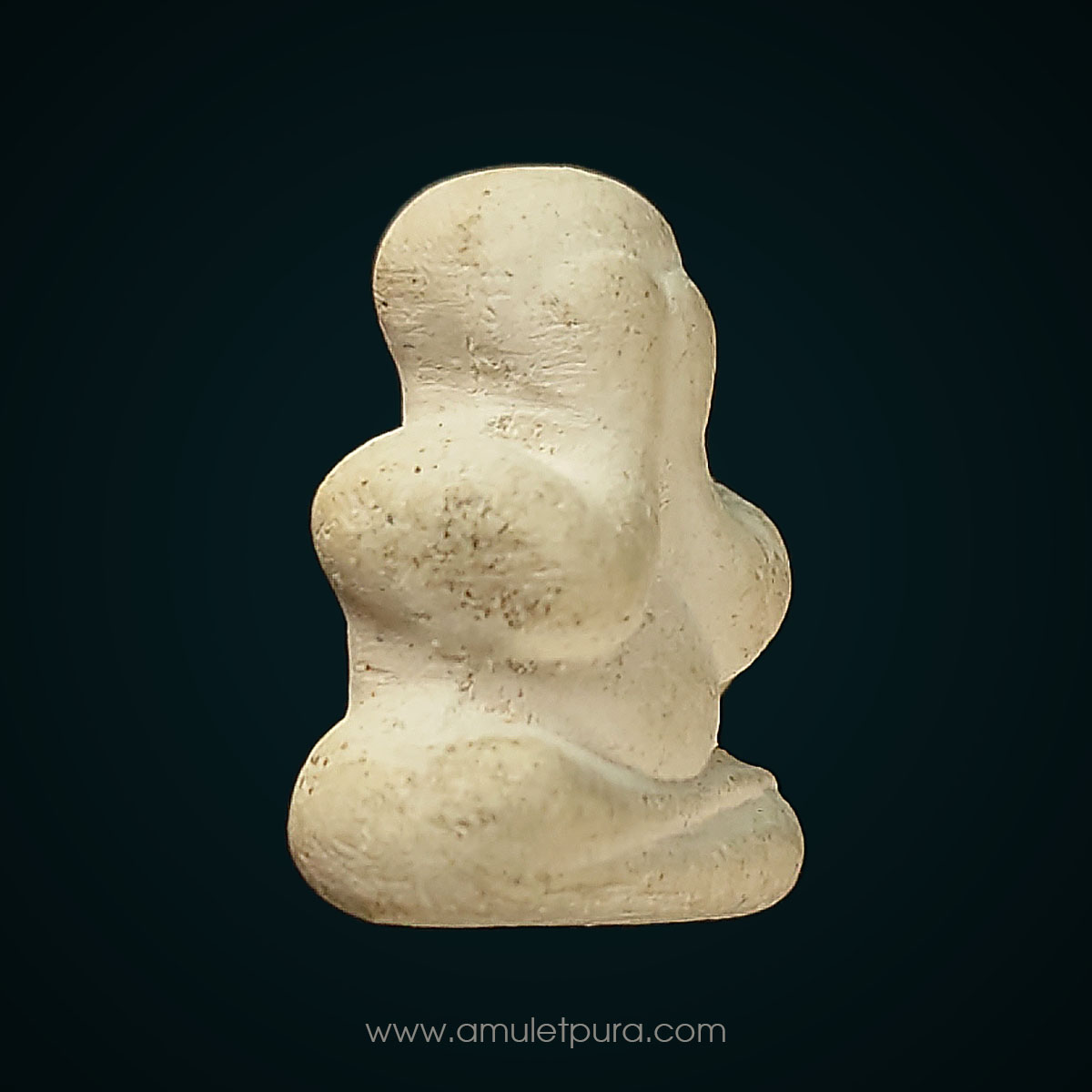 พระปิดตาหลวงปู่เอี่ยม วัดสะพานสูง ออกวัดสุทัศน์ ปี36 พุทธาภิเษกเสาร์ 5 เนื้อผงสีขาวไม่ลงรัก พิมพ์เล็ก มีโค้ด