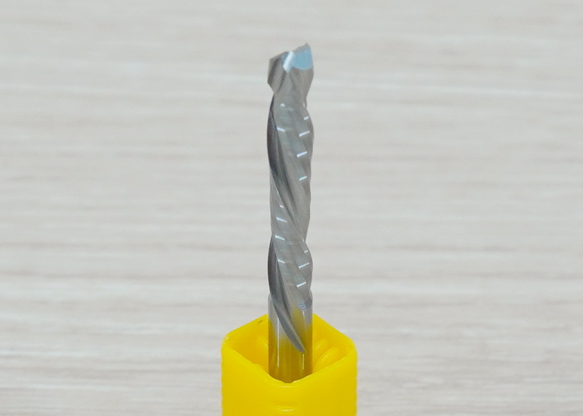 Double-Edged Compound Milling Cutter 4x4x25mm Blade Spiral Carbide เกรด 3A