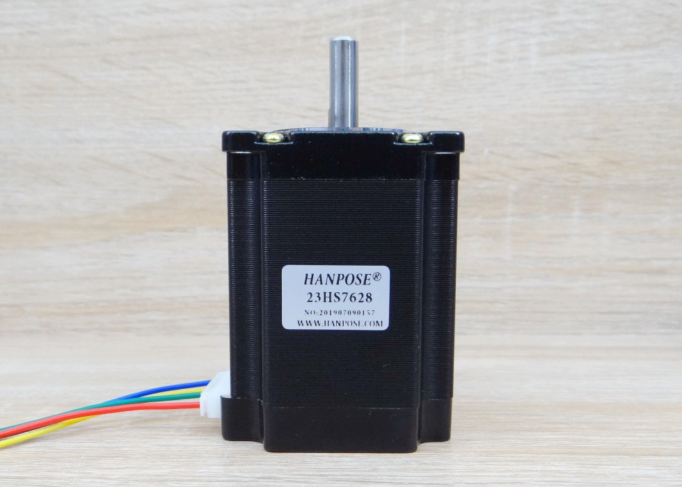 HANPOSE - Stepper Motor (Nema23) แรงบิด 1.89N.m 2.8A Shaft 8mm (23HS7628-8)