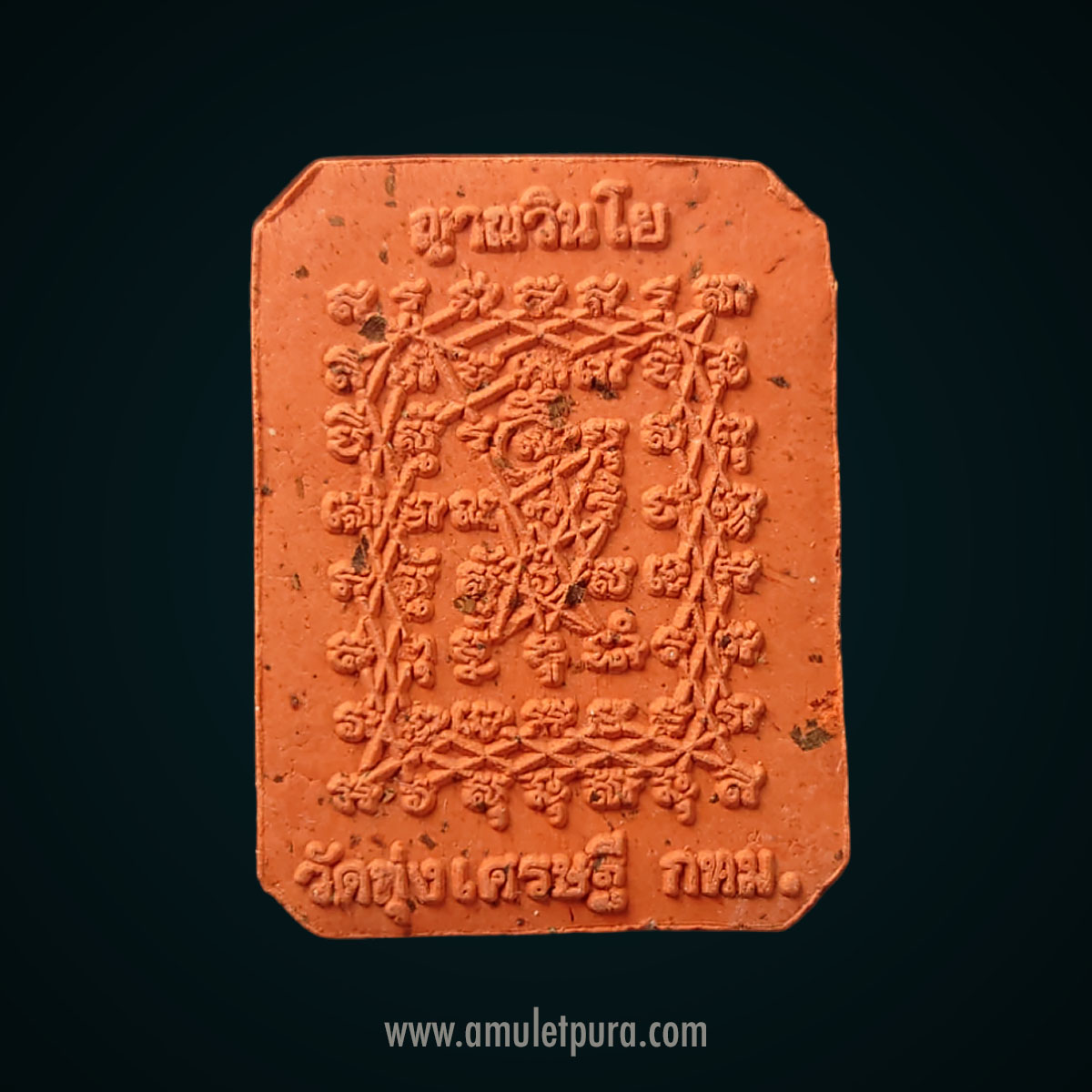 พระสมเด็จขี่ปลา หลังยันต์เกราะเพชร หลวงพ่อเณร วัดทุ่งเศรษฐี กรุงเทพฯ