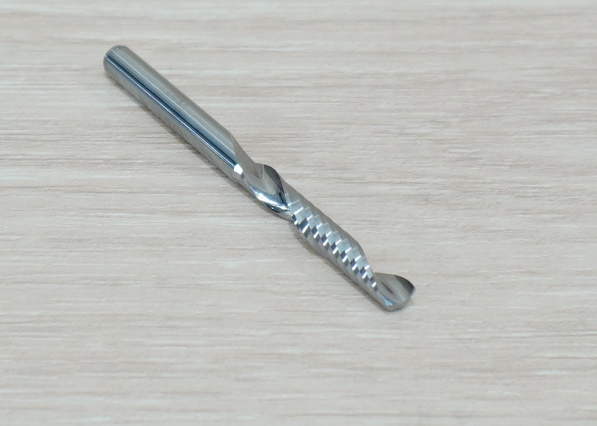 Wood/Acrylic - 4x4x25mm Single Flute Bit Carbide End Mill (SHKxCEDxCEL) เกรด 3A