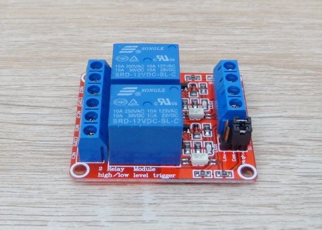 2-Channel 12V Relay Isolation Control Module 250V/10A