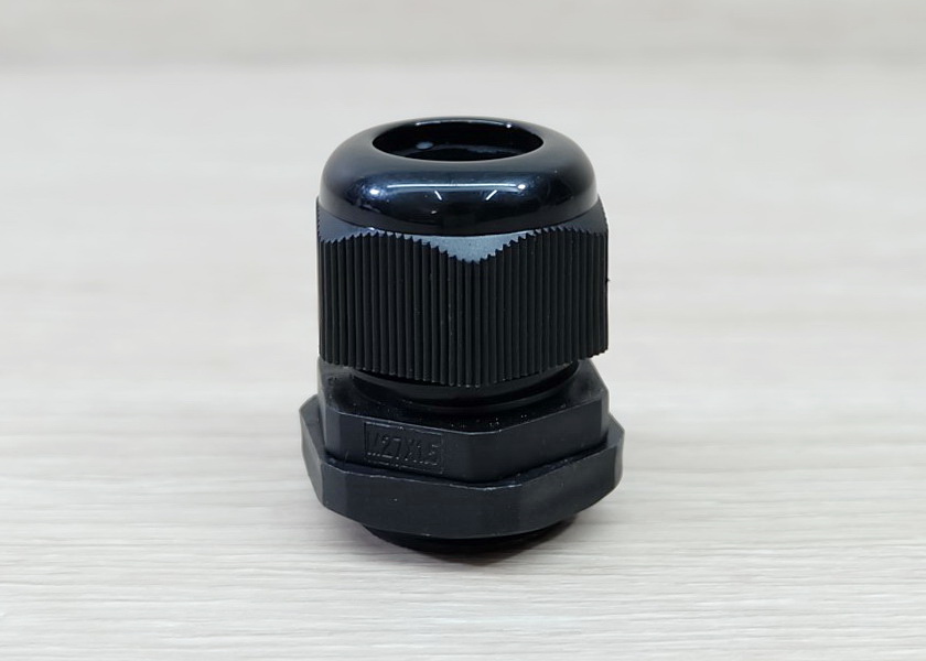 M27 (Black) Water-proof Nylon Plastic Cable Gland Connector (แพ็ค 10 ตัว)