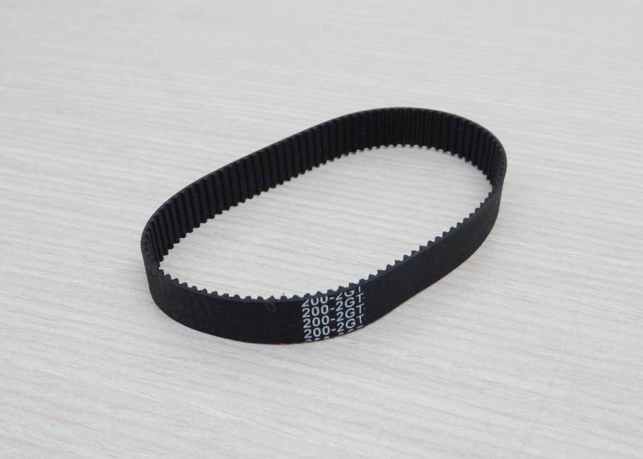 Belt closed loop rubber 200-2GT-10 (Closed-loop length 200mm, GT2 timing belt, width 10mm)
