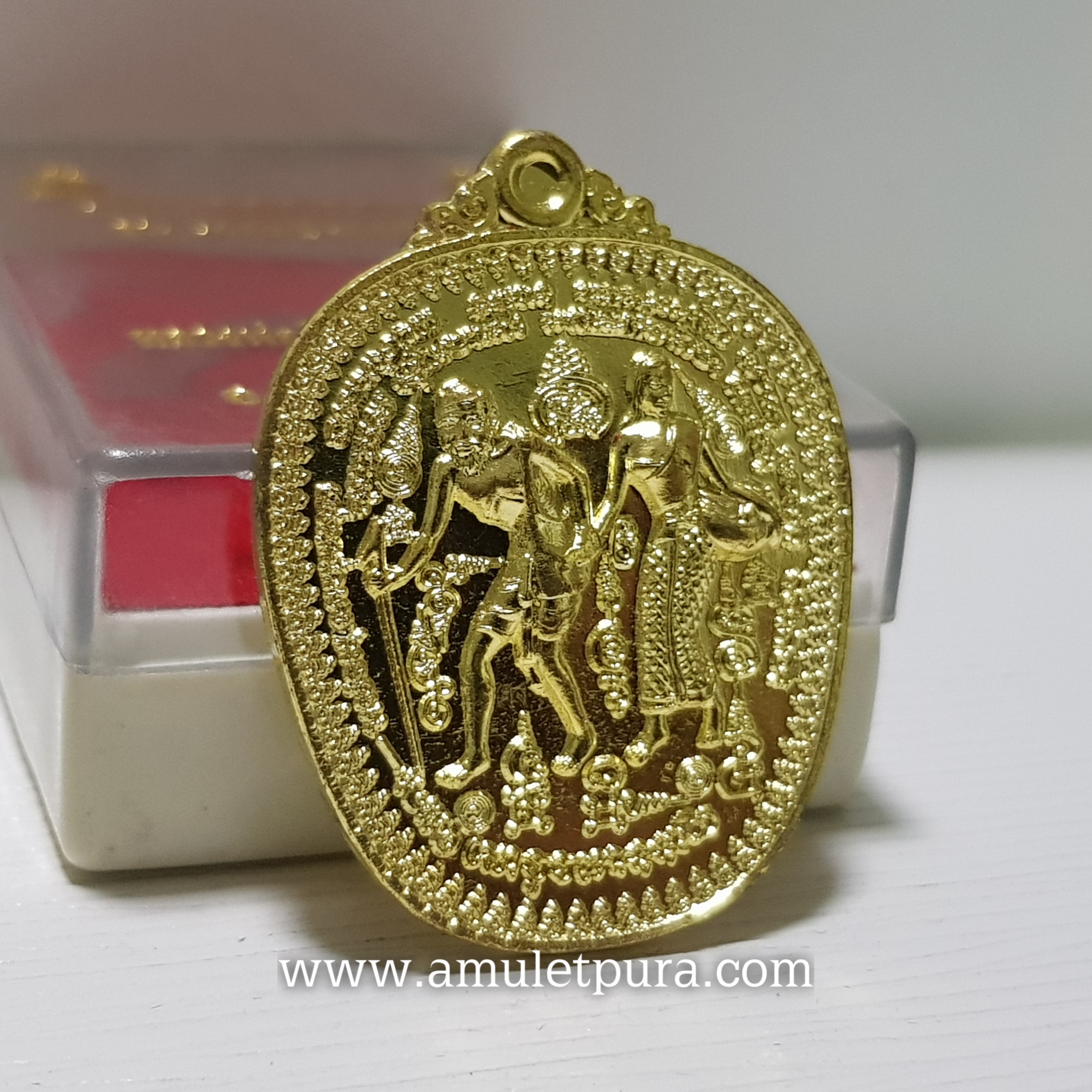 ชูชกจูงนาง(ฝาบาตร)รุ่นเศรษฐีโภคทรัพย์ ปี56 หลวงพ่อสัญญา วัดกลางบางแก้ว จ.นครปฐม(มีโค้ด หมายเลข๕๔)