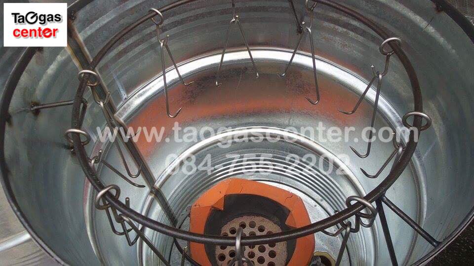 ถังอบใช้ถ่าน 200 ลิตร แบบB (ซิงค์)