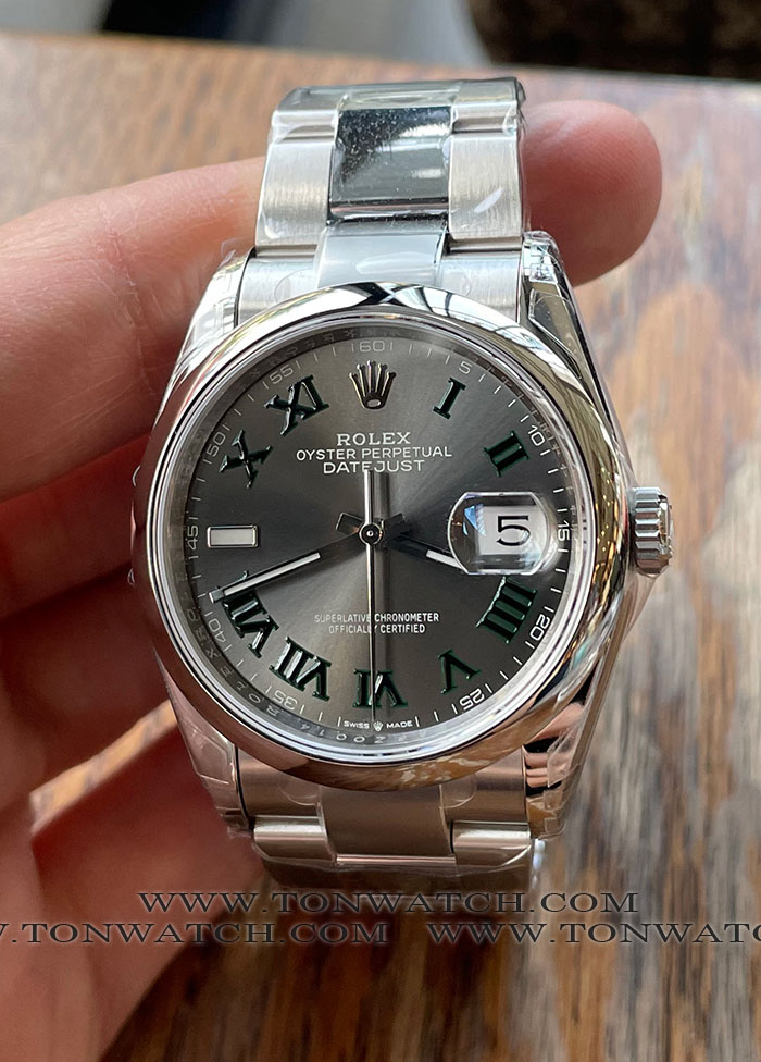 ROLEX DATEJUST 36 Wimbledon (VSF)