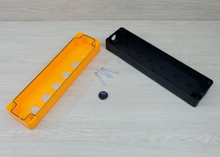 BX5 (Yellow) waterproof box 5 holes for 22mm mounting hole push button switch