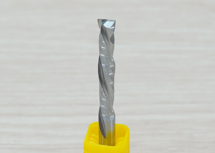 Double-Edged Compound Milling Cutter 4x4x25mm Blade Spiral Carbide เกรด 3A