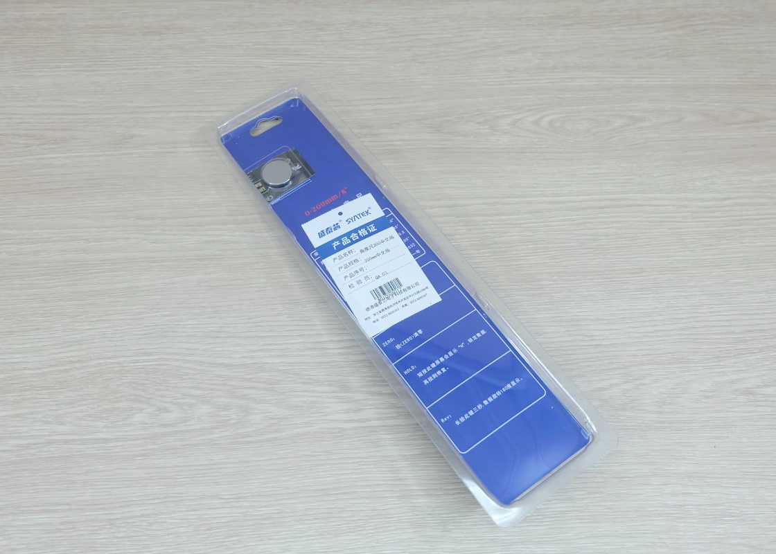 Syntek, Digital Angle Ruler Accuracy ±0.02° Protractor Goniometer 0-200mm Stainless Steel