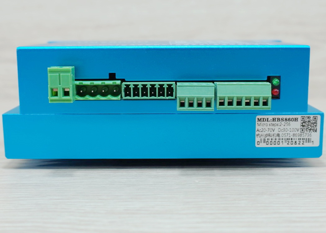 Hybrid Closed-Loop Stepper Motor (Nema34) 86HBS120 แรงบิด 12N.m 5.6A Shaft 14mm + HBS860H Driver