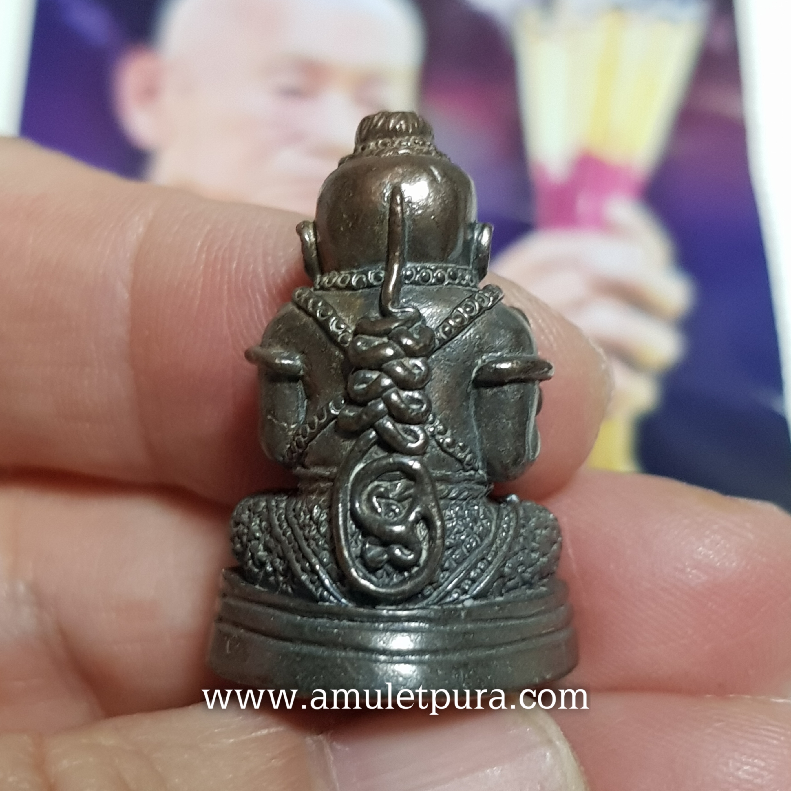 กุมารทองกะเหรี่ยงคอม้า รุ่นแรก ปี53 (เนื้อชนวนอาถรรพ์) หลวงพ่อปั้น วัดนาดี (ฮุกนางวัว) จ.สระบุรี (มีโค้ด หมายเลข 1443)