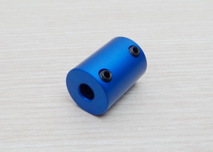 6.35 x 6.35 mm Rigid Top Wire Coupling D18 L25 mm (สีน้ำเงิน)