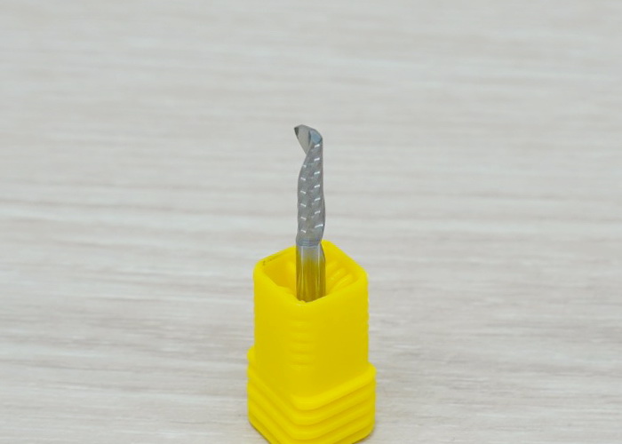 Wood/Acrylic - 3.175x3.175x12mm Single Flute Bit Carbide End Mill (SHKxCEDxCEL) เกรด 3A