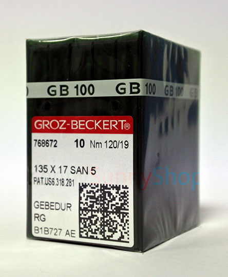 เข็มเย็บ 135X17 SAN 5 GEBEDUR RG Nm 120/19