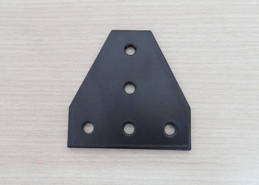 Black T-90 degree joint plate 5-Hole สำหรับ Series 20 Alu Profile